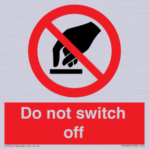 Do not switch off 